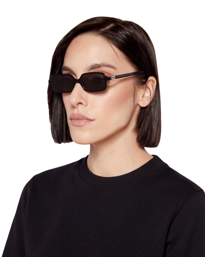 Miu Miu 'Regard' MU 11ZS Sunglasses — Black