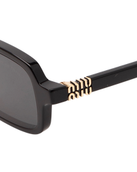 Miu Miu 'Regard' MU 11ZS Sunglasses — Black