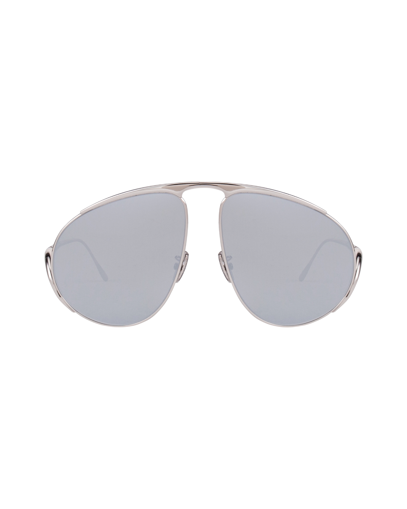 Loewe Hillock Sunglasses — Silver, LW40180U