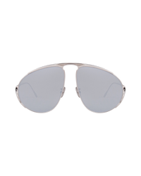 Loewe Hillock Sunglasses — Silver, LW40180U