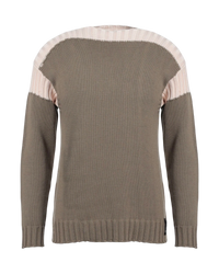 Fendi Two-Tone Intarsia Knit Jumper