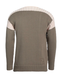 Fendi Two-Tone Intarsia Knit Jumper
