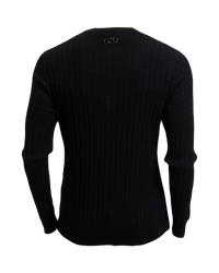 Fendi Rib Knit Virgin Wool Sweater with Cut-out