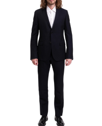 Gucci Checked Wool-Linen-Silk Two-Button Suit