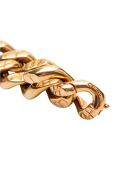 Celine Triomphe Gourmette Bracelet in Gold