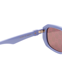 Gucci GG1535S Violet Mirrored Marmont Sunglasses