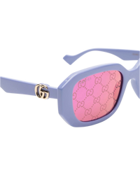 Gucci GG1535S Violet Mirrored Marmont Sunglasses