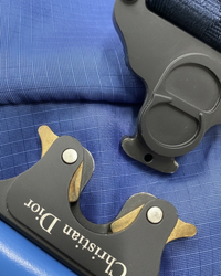 Dior Saddle Universe Body Bag — Blue Nylon