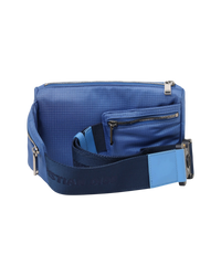 Dior Saddle Universe Body Bag — Blue Nylon