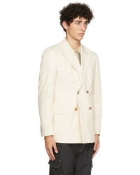 Nanushka Off-White Poplin Malvin Blazer