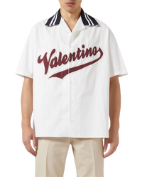 Valentino Baseball Logo Bowling Shirt