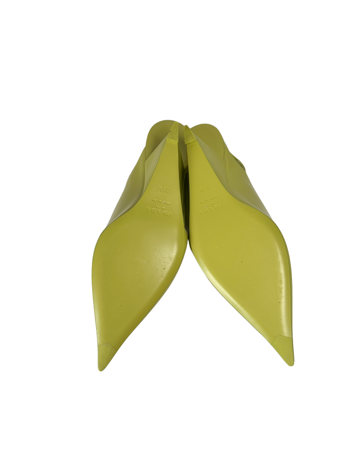 Prada Pointed Toe Slingback Pumps