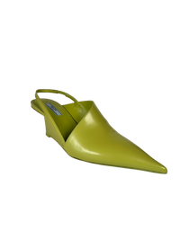 Prada Pointed Toe Slingback Pumps