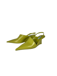 Prada Pointed Toe Slingback Pumps
