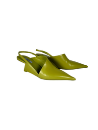 Prada Pointed Toe Slingback Pumps