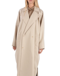 Bottega Veneta Double Breasted Night-Gown Overcoat