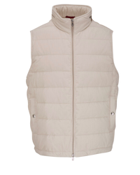Brunello Cucinelli Quilter Shell Down Gilet
