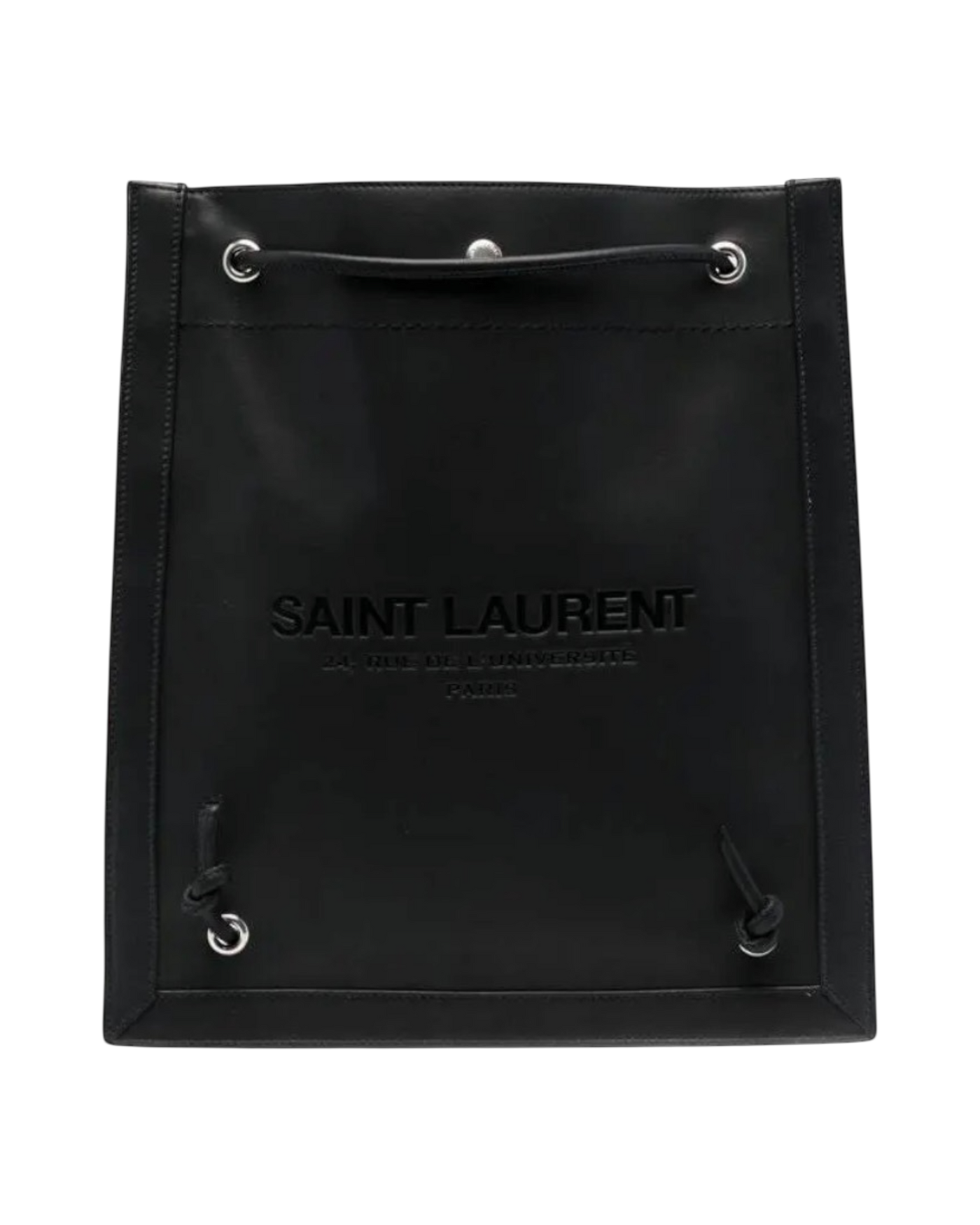 Saint Laurent Universite Flat Crossbody Bag in Vegetable Tanned Leather