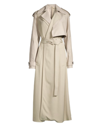 Bottega Veneta Fall 2020 Leather and Twill Multiway Trench Coat