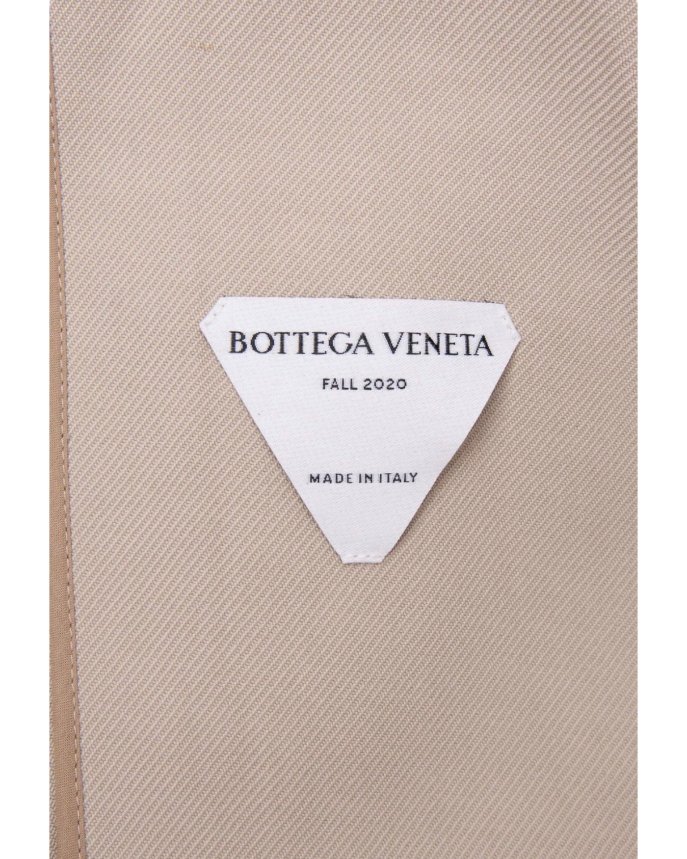 Bottega Veneta Fall 2020 Leather and Twill Multiway Trench Coat