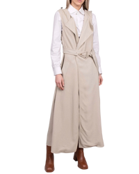 Bottega Veneta Fall 2020 Leather and Twill Multiway Trench Coat