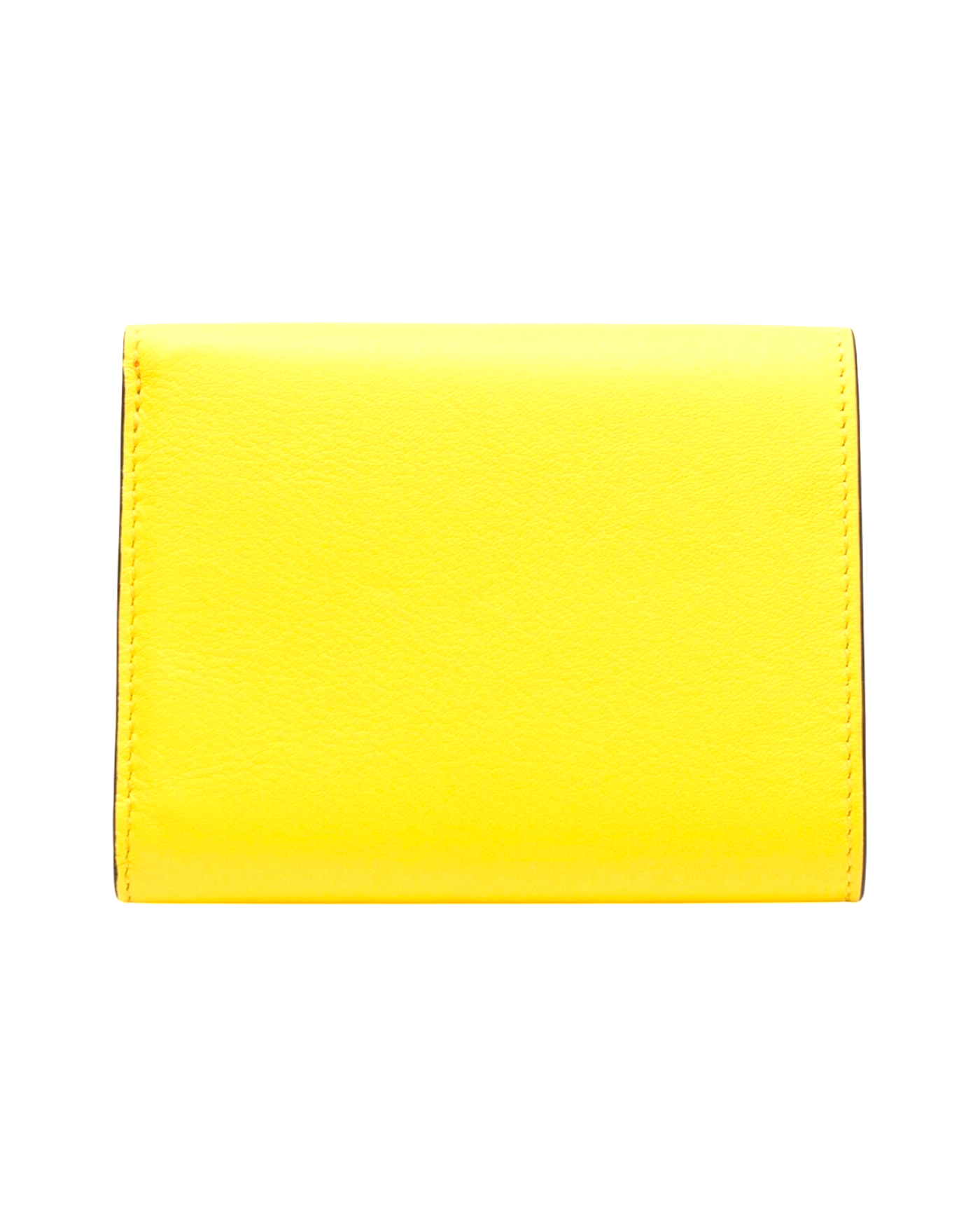 Loewe Cocktail Trifold Wallet in Lemon/Tan