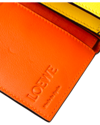 Loewe Cocktail Trifold Wallet in Lemon/Tan