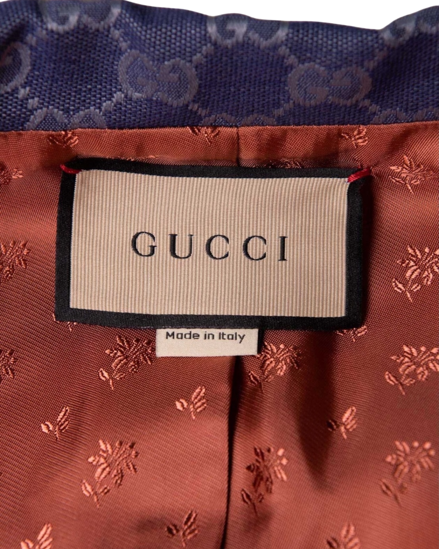 Gucci Interlocking GG Canvas Dress Jacket in Blue