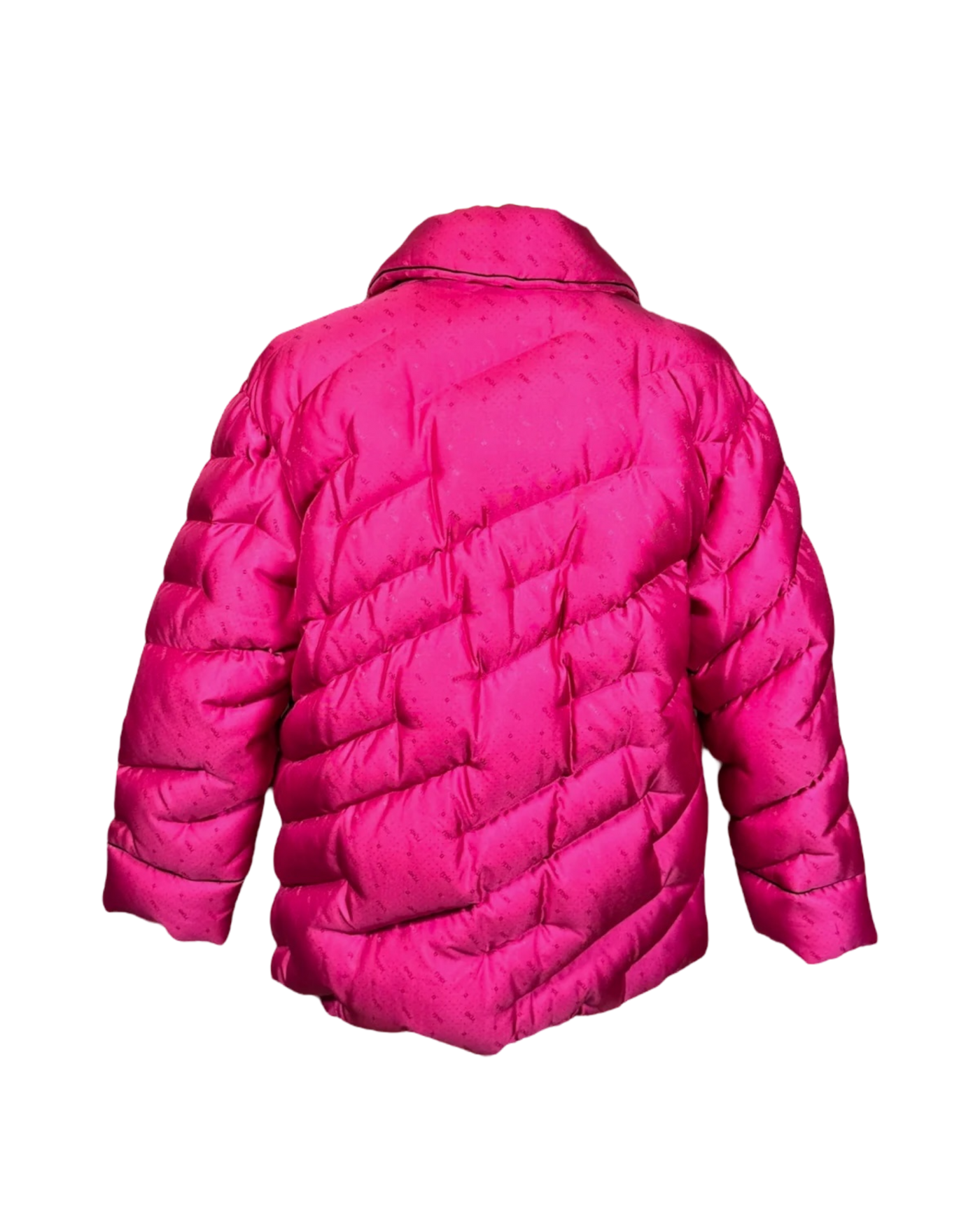 Fendi AW 21 Puffer Blouson Jacket in Azalea