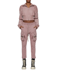 Rick Owens Mastodon Cargos — Dusty Pink, Size IT38