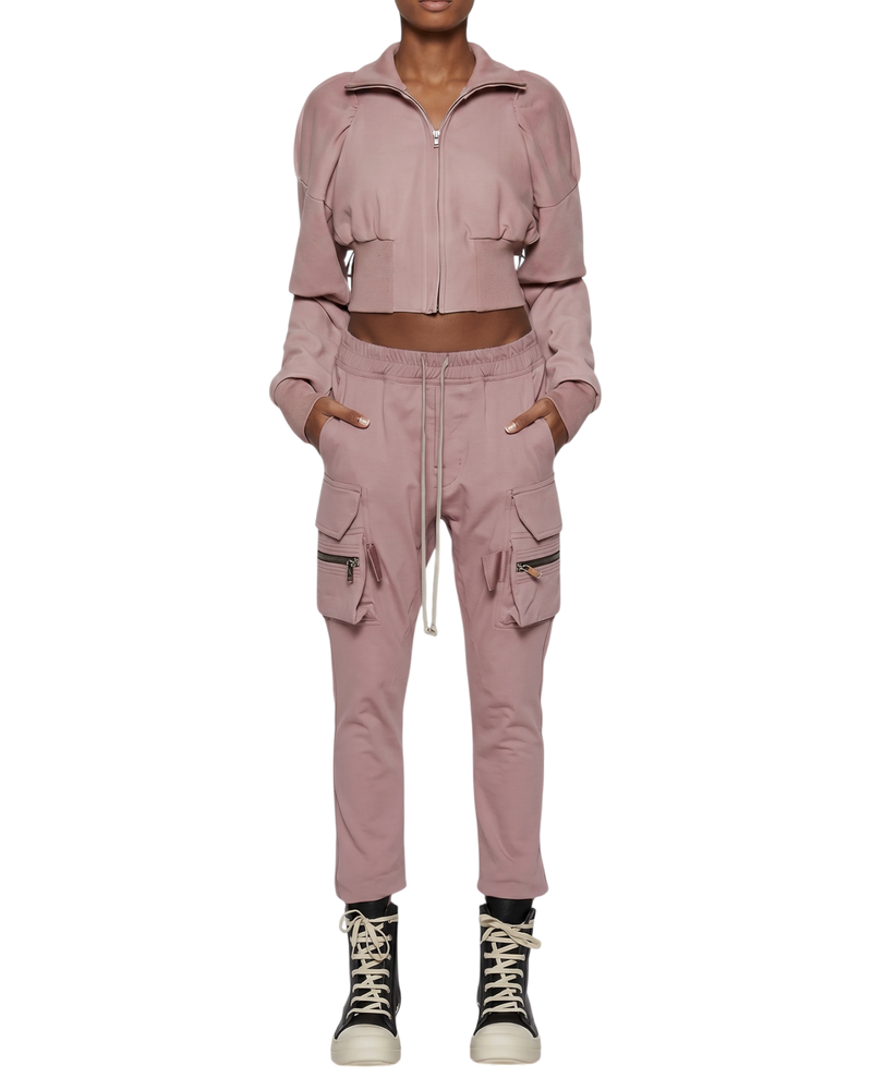Rick Owens Mastodon Cargos — Dusty Pink, Size IT38