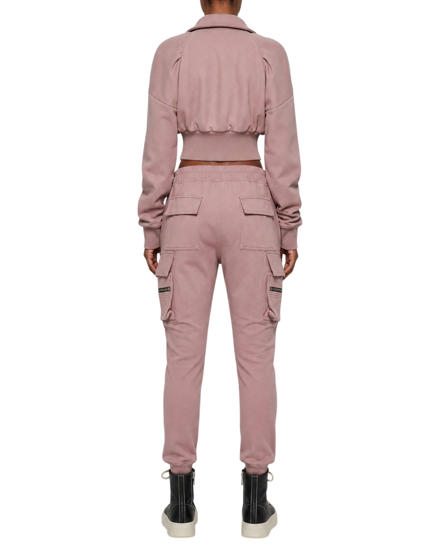 Rick Owens Mastodon Cargos — Dusty Pink, Size IT38