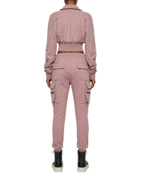 Rick Owens Mastodon Cargos — Dusty Pink, Size IT38
