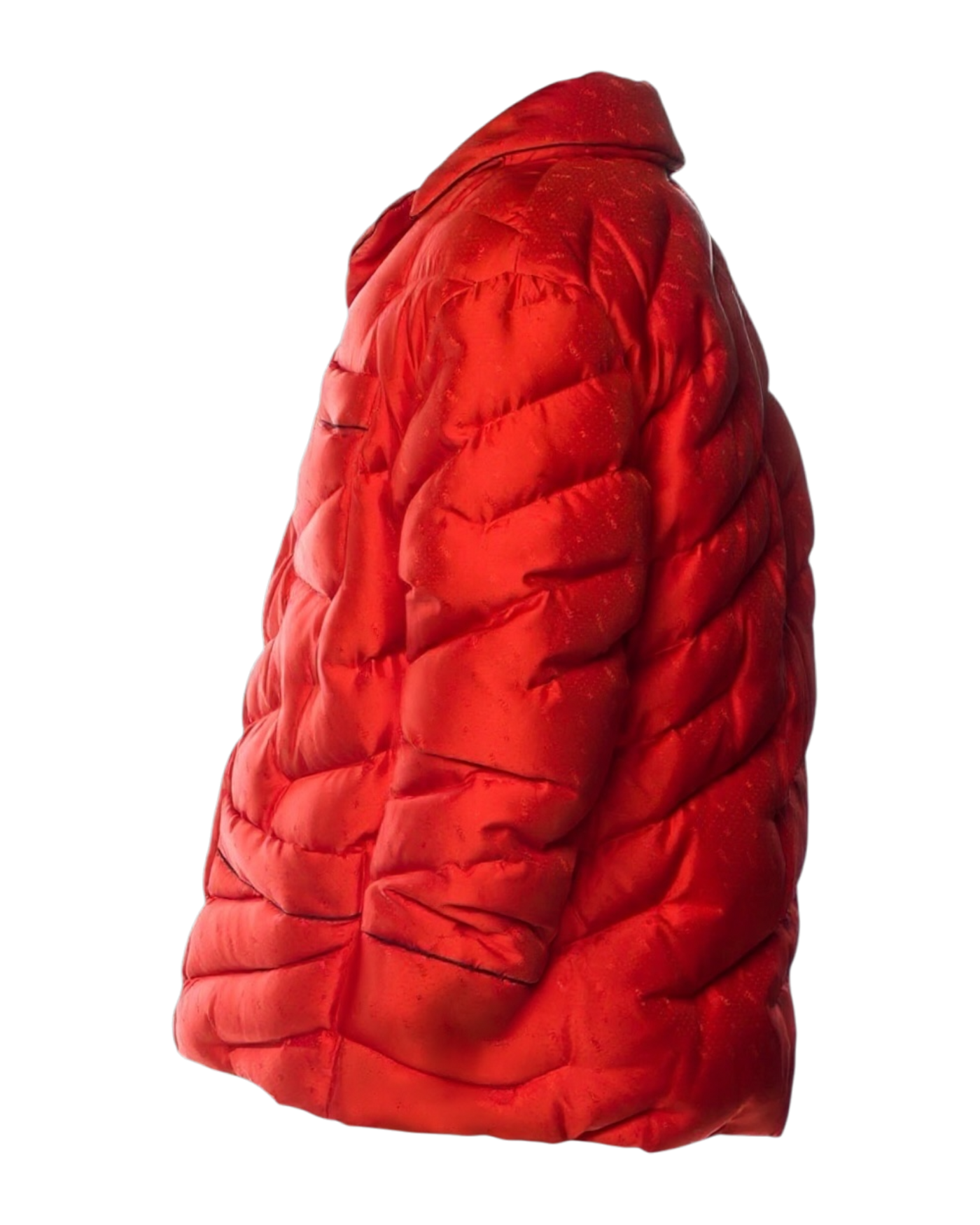 Fendi AW21 Puffer Blouson Jacket in Bitter
