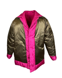 Fendi AW 21 Puffer Blouson Jacket in Azalea