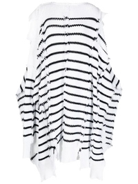Marni Breton Stripes Cotton Cape