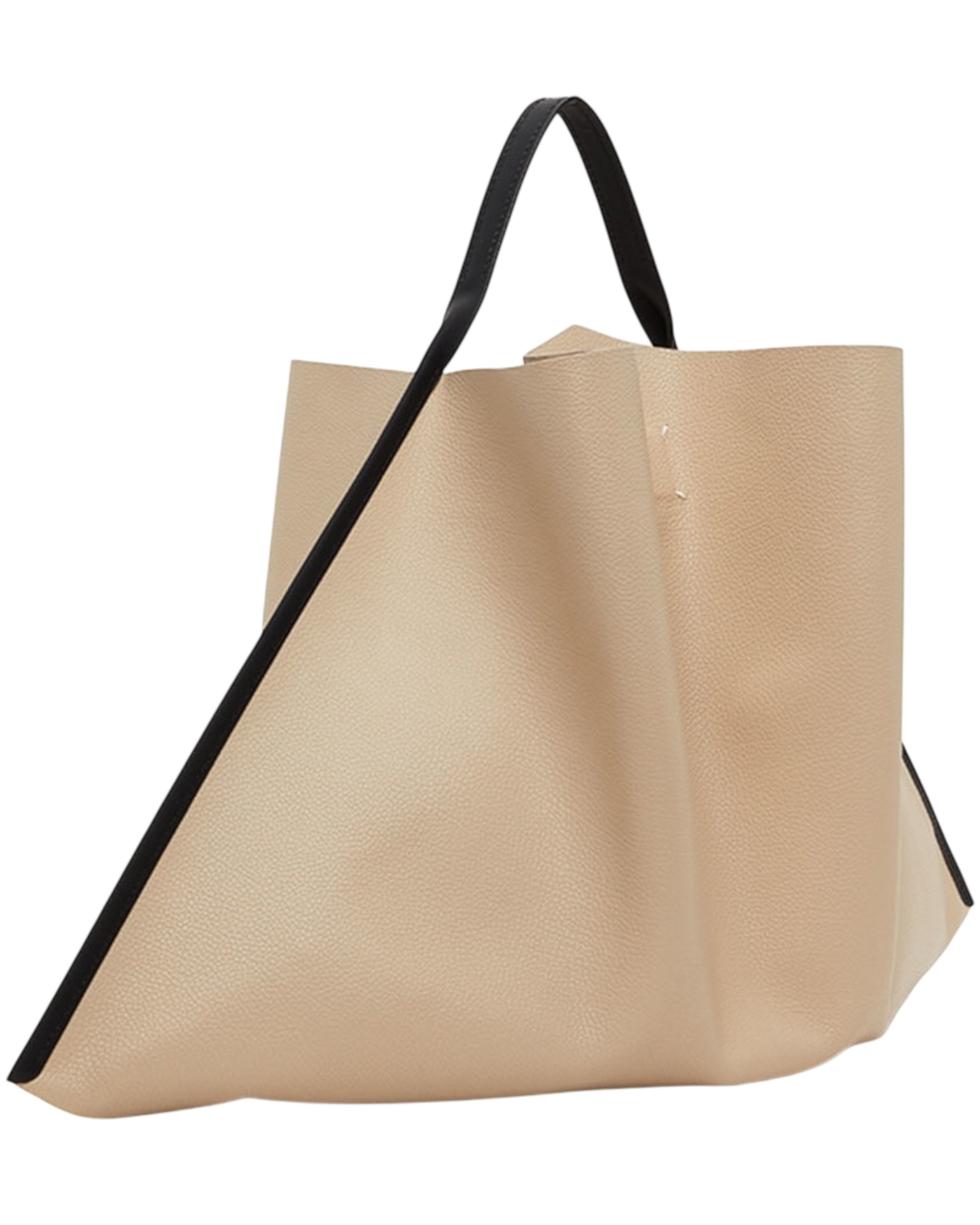 Maison Margiela Beige Mouchoir Tote Bag