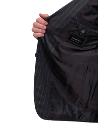 Ermenegildo Zegna Grey Pinstripe Cashmere & Wool Suit