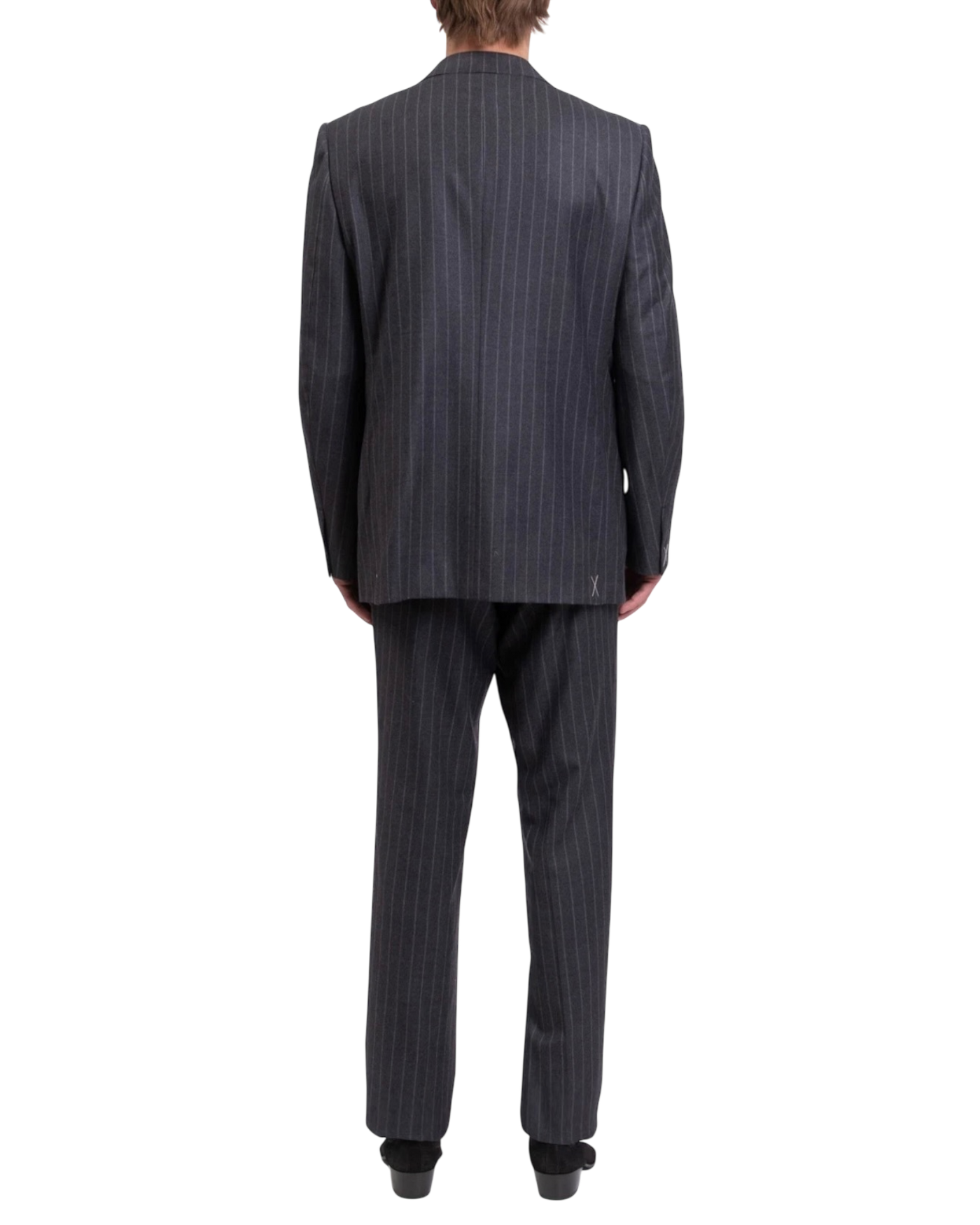 Ermenegildo Zegna Grey Pinstripe Cashmere & Wool Suit