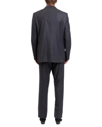 Ermenegildo Zegna Grey Pinstripe Cashmere & Wool Suit