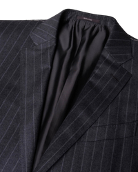 Ermenegildo Zegna Grey Pinstripe Cashmere & Wool Suit