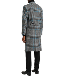 Canali FW19 Houndstooth Overcoat
