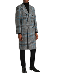 Canali FW19 Houndstooth Overcoat