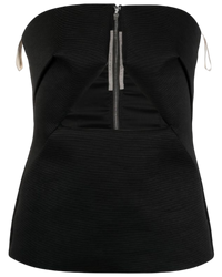 Rick Owens SS22 Prong Cut-Out Bustier Top