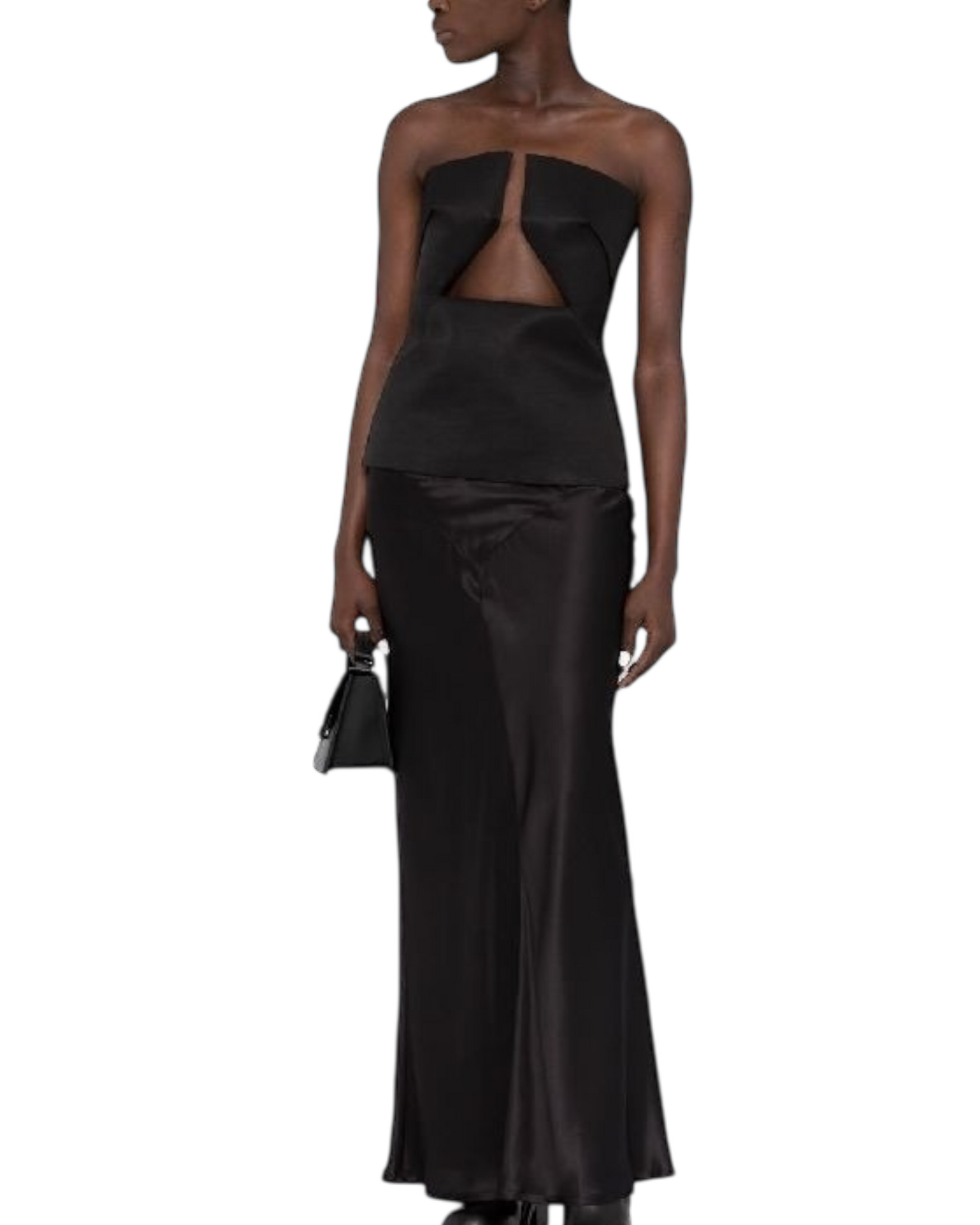 Rick Owens SS22 Prong Cut-Out Bustier Top