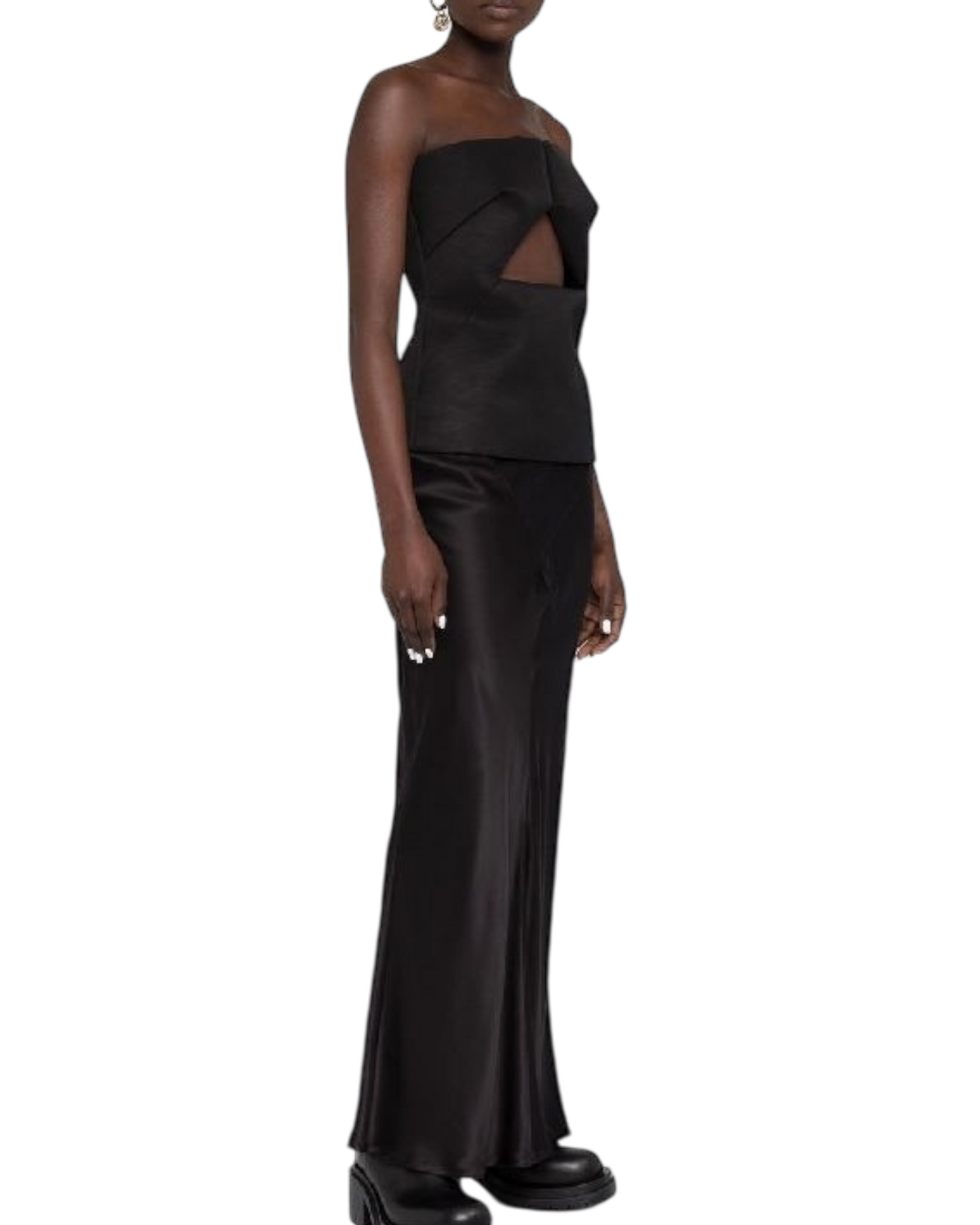 Rick Owens SS22 Prong Cut-Out Bustier Top