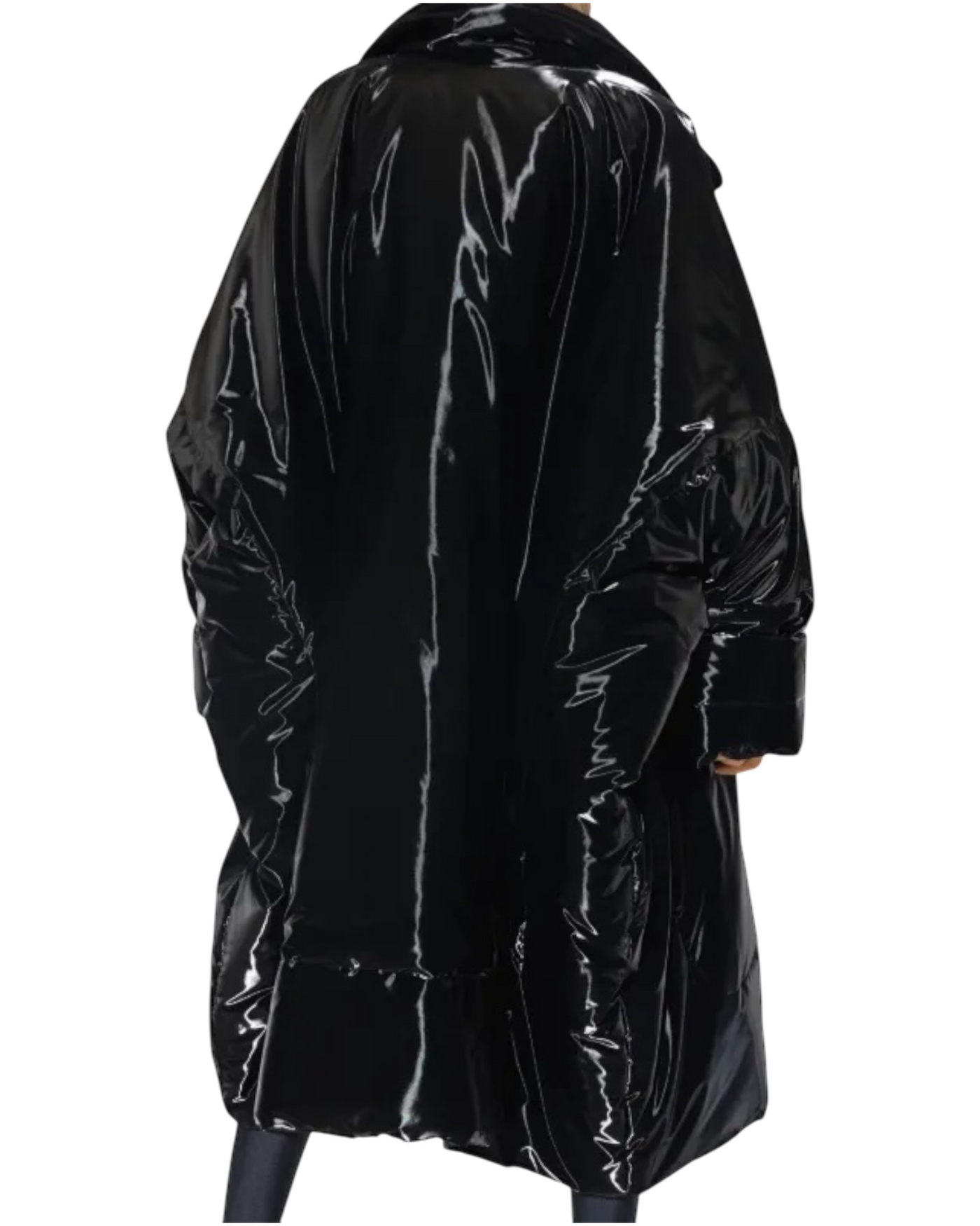 Saint Laurent Lacquered Effect Oversized Jacket