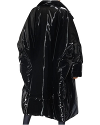 Saint Laurent Lacquered Effect Oversized Jacket