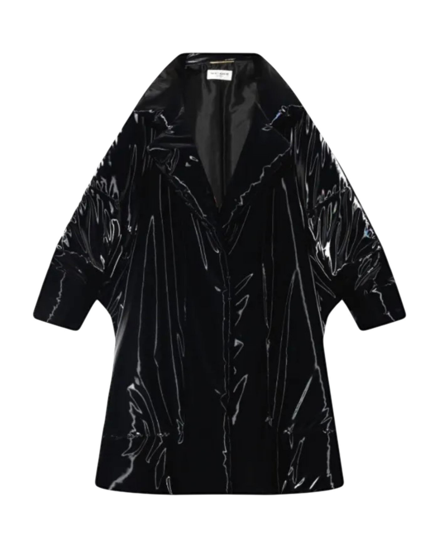 Saint Laurent Lacquered Effect Oversized Jacket