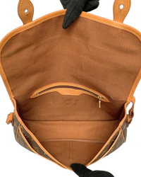 Louis Vuitton Satchel Messenger in Monogram Canvas